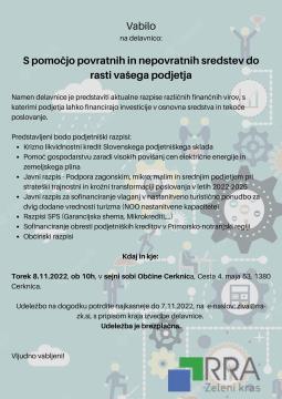 Vabilo Bloke Cerknica in Loška dolina